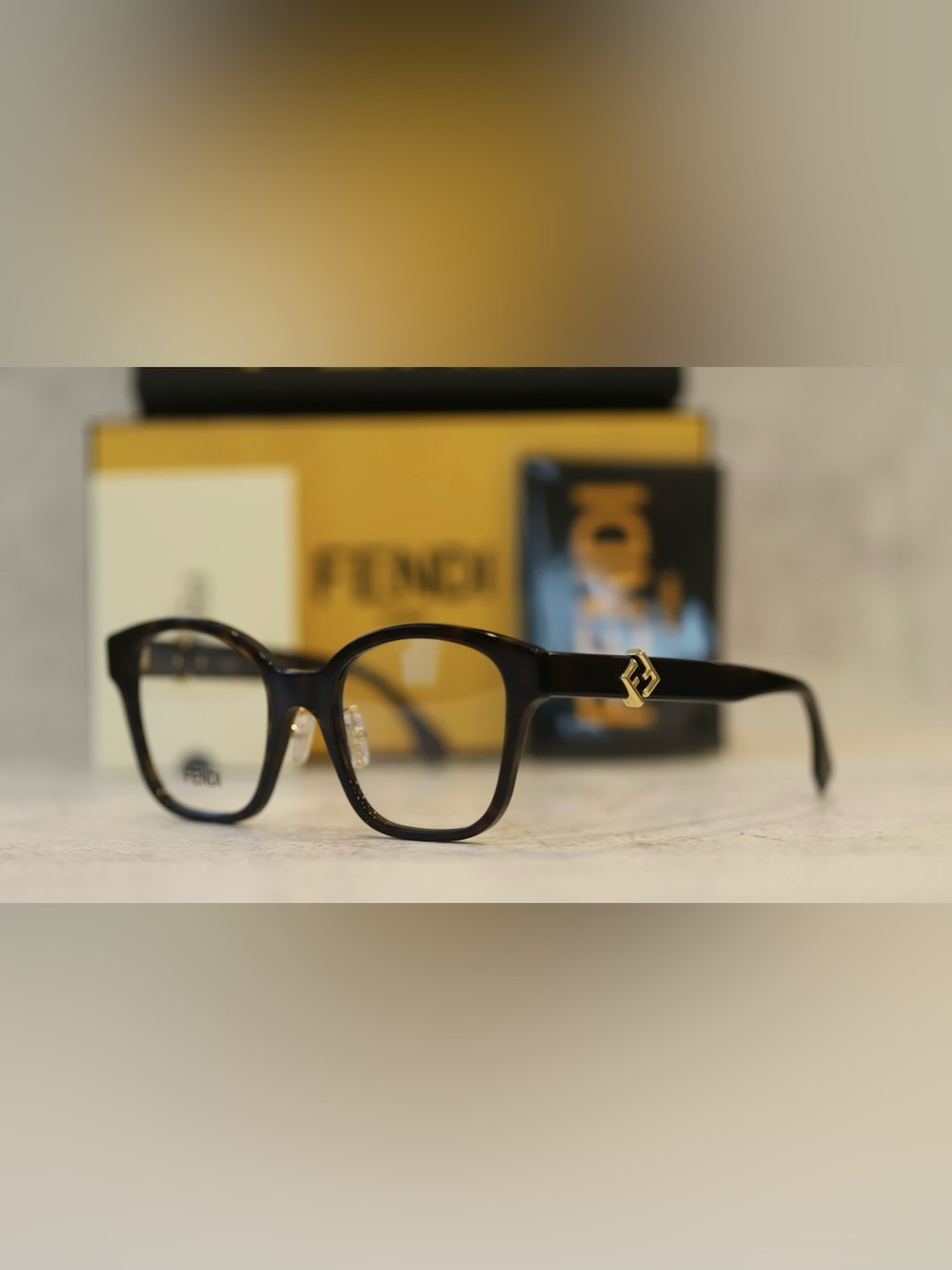 Fendi Tortoise Color Glasses (New)